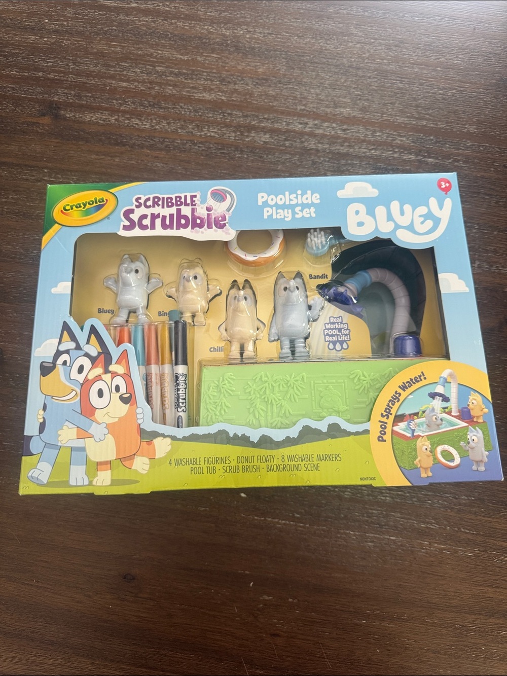 Crayola Bluey Scribble Scrubbie Poolside Play Set -